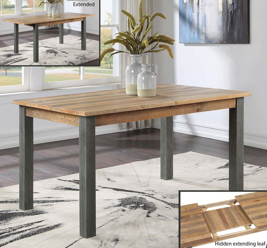 Urban Elegance Reclaimed Extending Dining Table